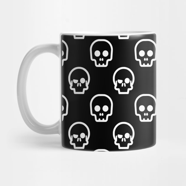 Creepy Skulls Pattern by LunaMay